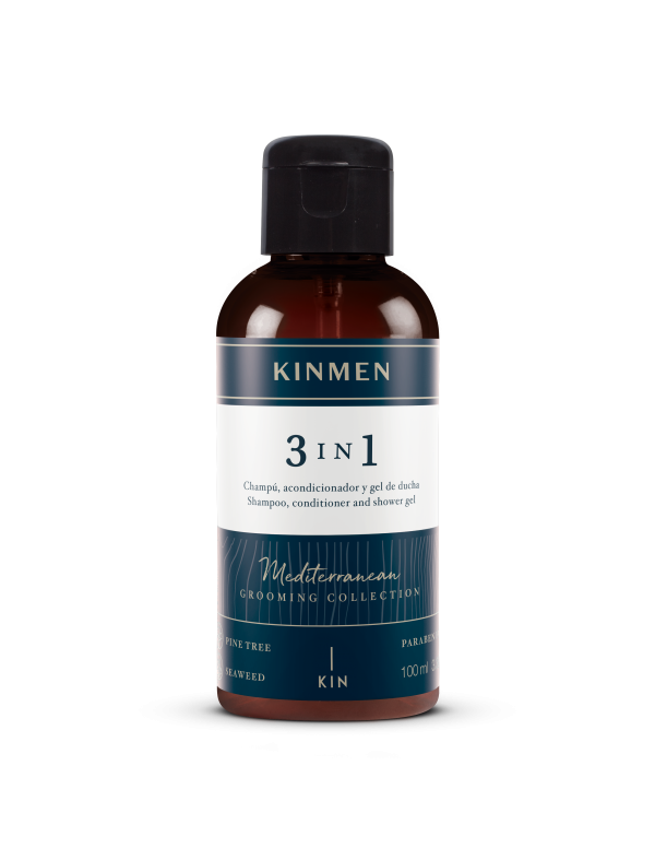 KINMEN 3 in 1 shampoo travelsize 100ml